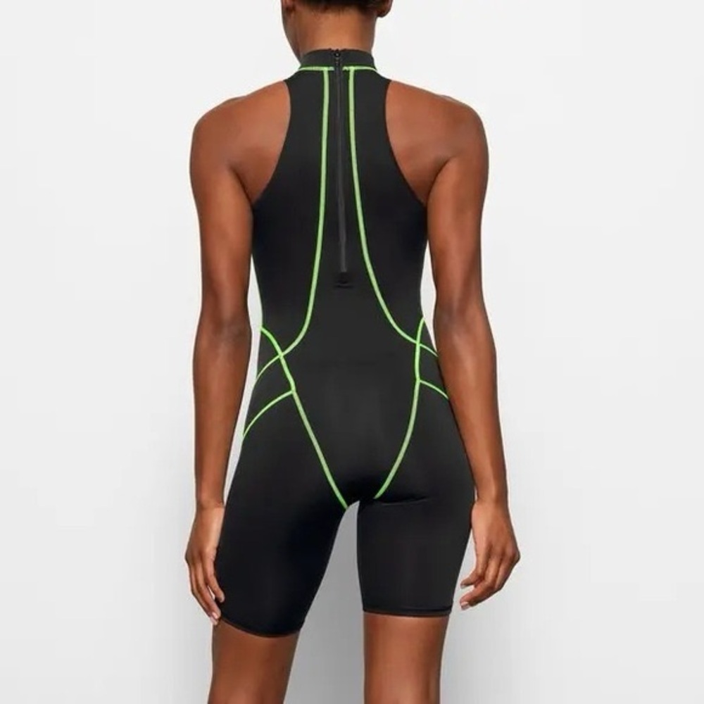 SKIMS Black and Green One Piece Jumpsuit - Picture 2 of 7